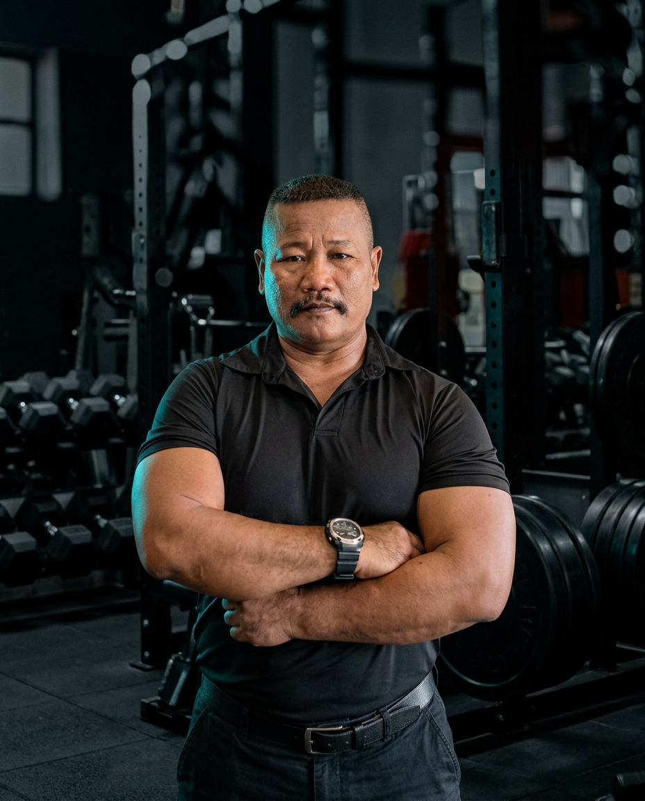 Coach Heru, pelatih pribadi di Ocean Fitness Center